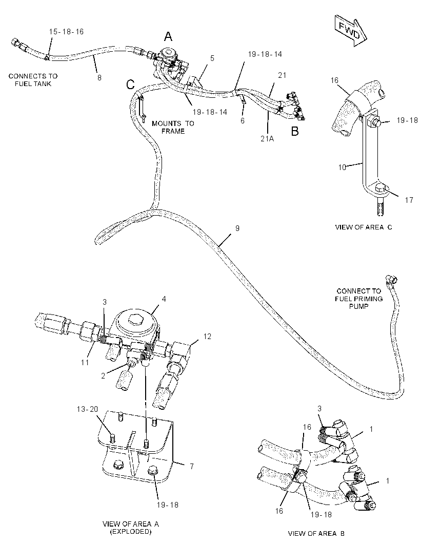 HEATER GP-FUEL 2919228 CAT