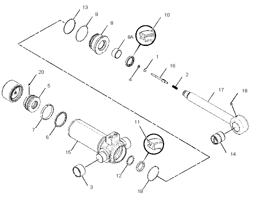 CYLINDER GP-SWING 2868903 CAT