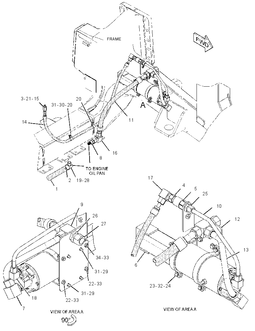 PUMP & LINES GP 3085828 CAT