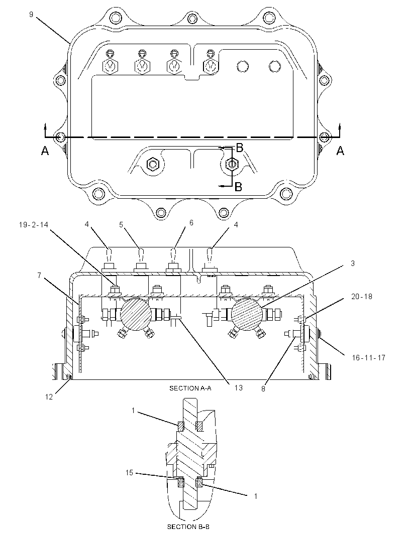 Коробка соединительная 3038245 CAT