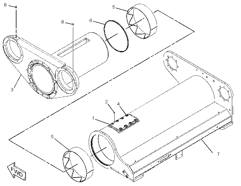 FRAME GP-SLIDING 2928814 CAT