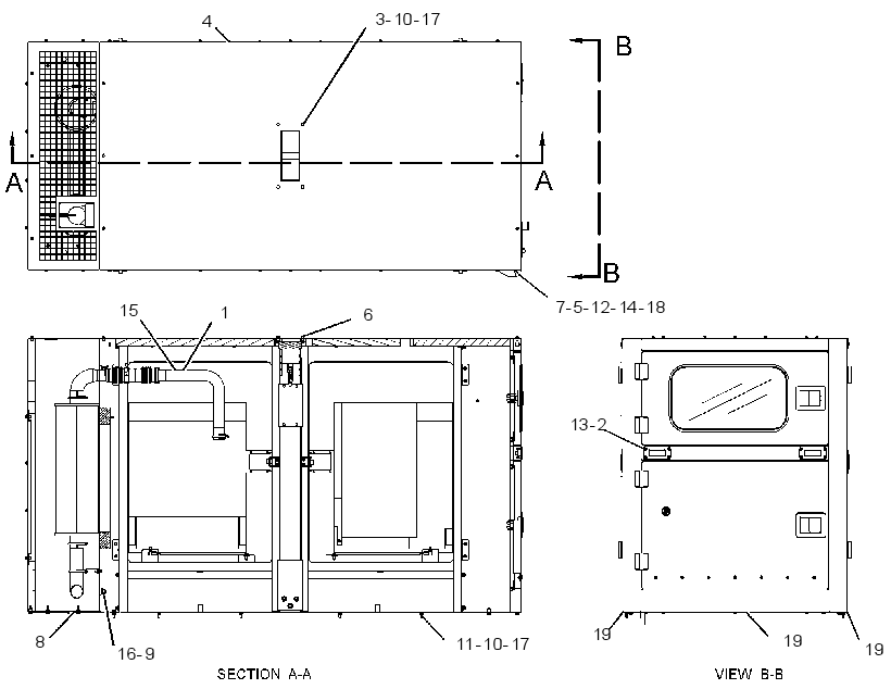 ENCLOSURE GP-GENSET 2800838 CAT