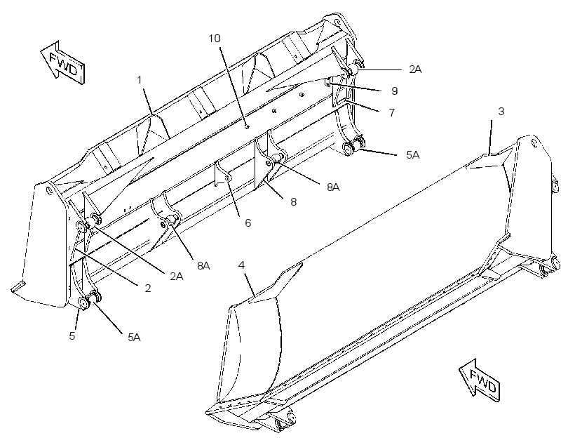 BLADE AS-SEMI-UNIVERSAL 1154595 CAT