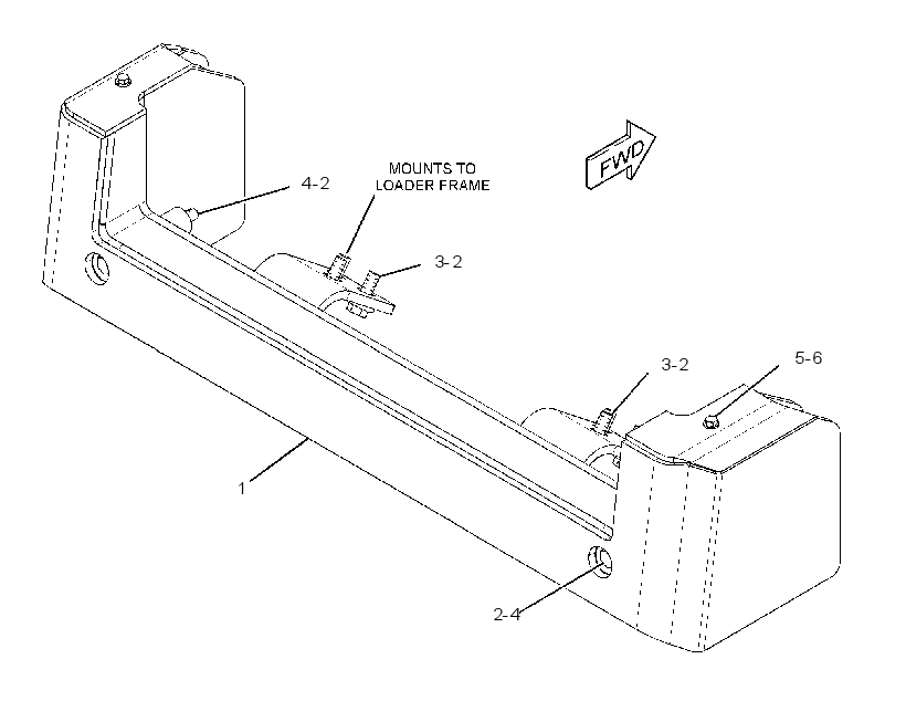 BUMPER GP 2711470 CAT