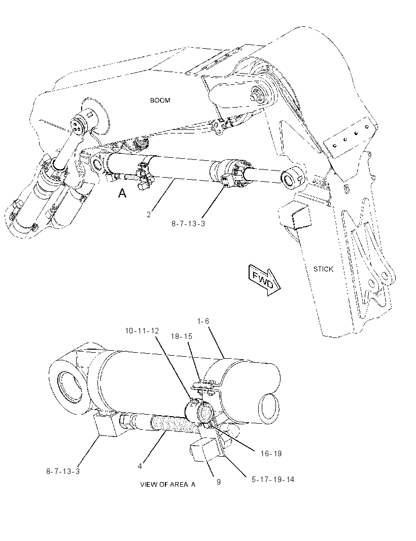 CYLINDER & MTG GP-STICK 3104803 CAT