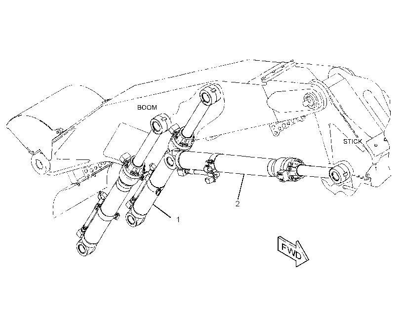 CYLINDER AR-HYDRAULIC 3104802 CAT