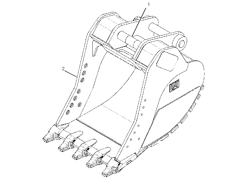 BUCKET GP-HEAVY DUTY ROCK 2937813 CAT
