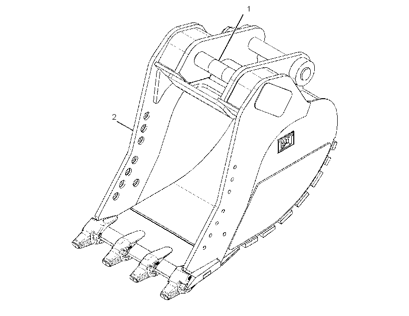 BUCKET GP-HEAVY DUTY ROCK 2937812 CAT