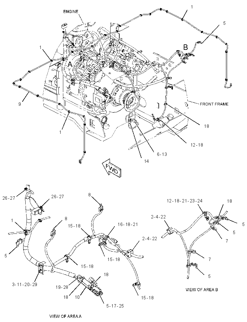 WIRING GP-CENTER 2249819 CAT