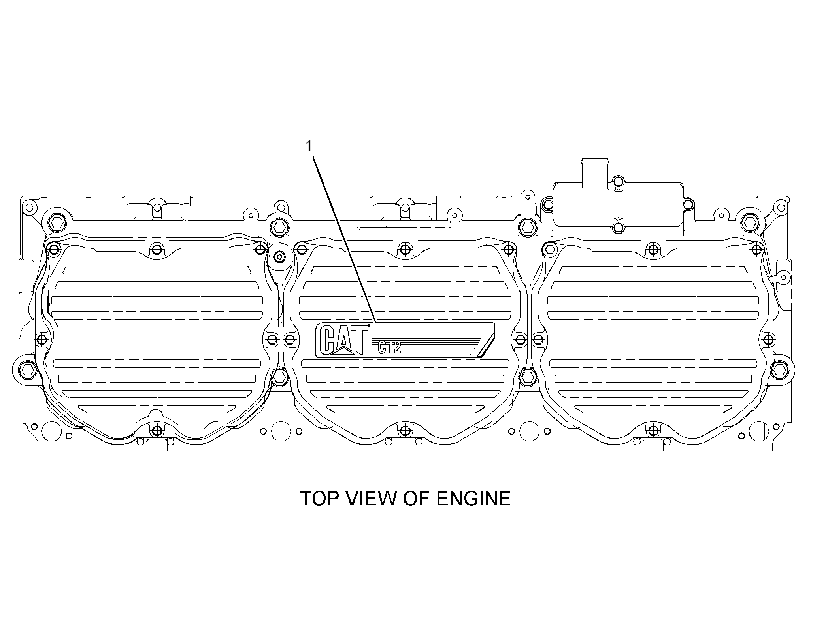 PLATE GP-ENGINE IDENTIFICATION 3185053 CAT