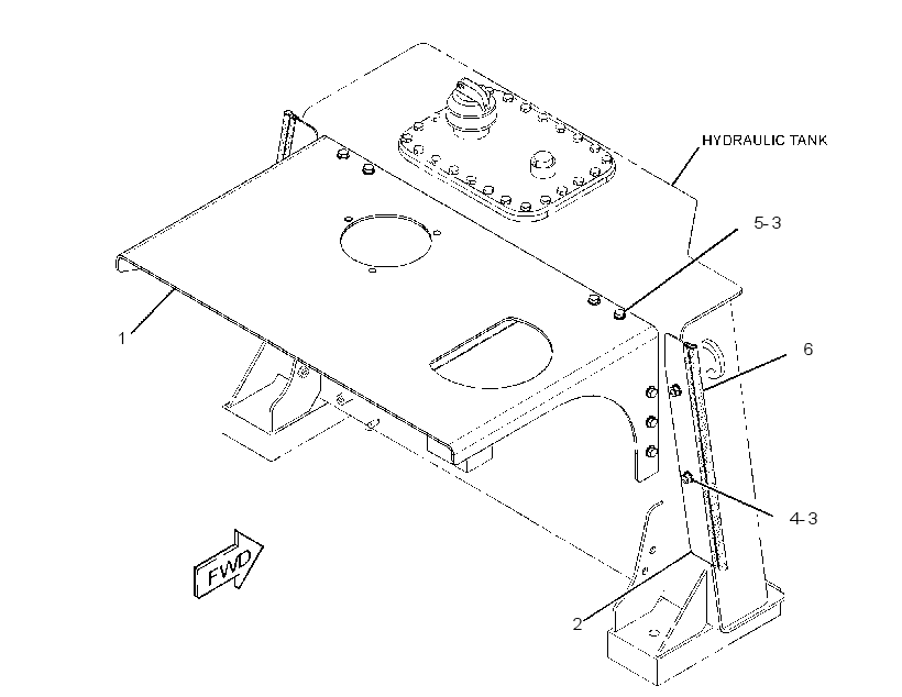 SUPPORT GP-AIR INLET 2368992 CAT