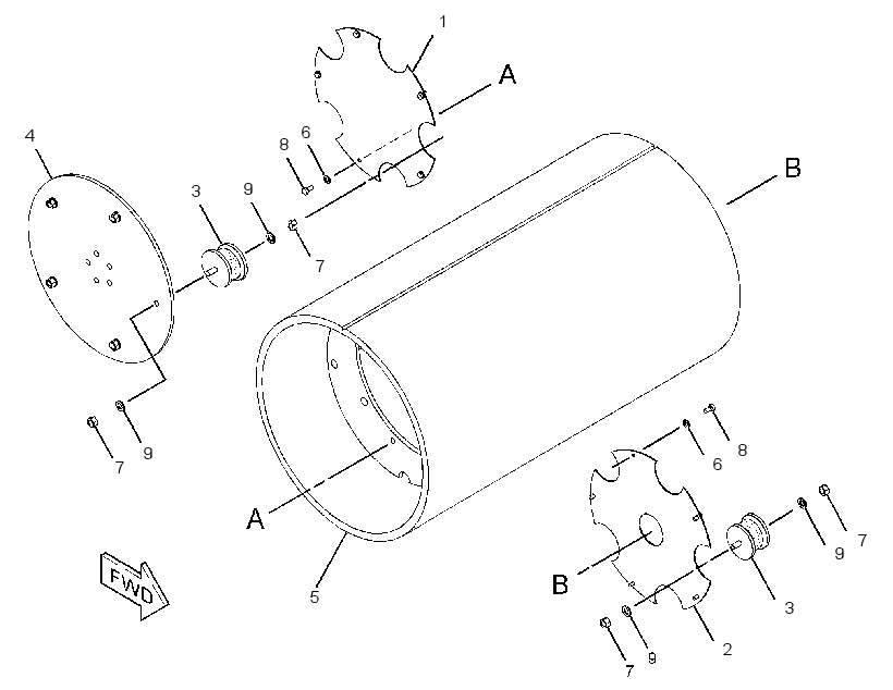 DRUM GP-COMPACTOR 2932088 CAT