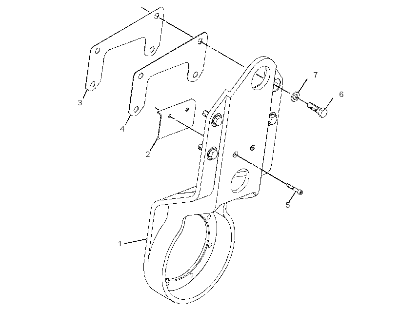 SUPPORT GP-MOTOR 3158148 CAT