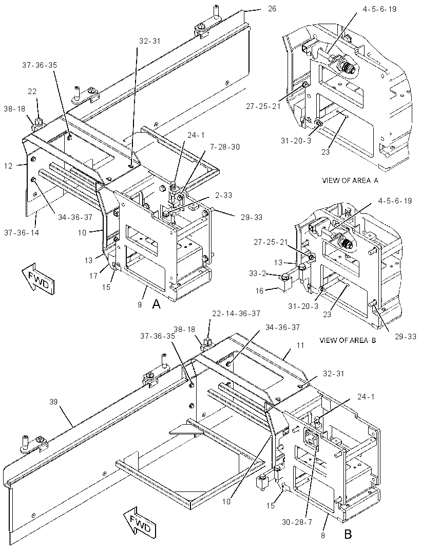 EXTENSION GP-MAIN FRAME 2997236 CAT