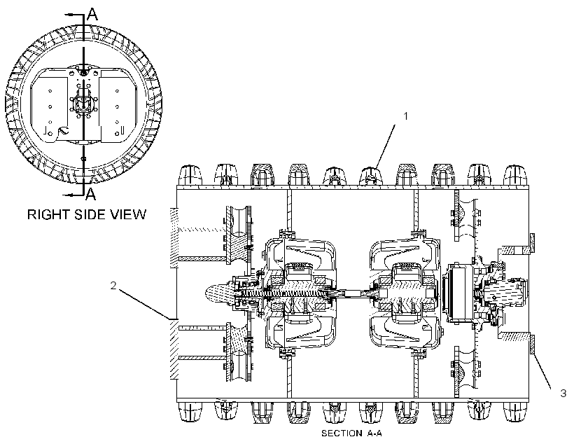 DRUM GP-DRIVE & VIBRATORY 2872634 CAT