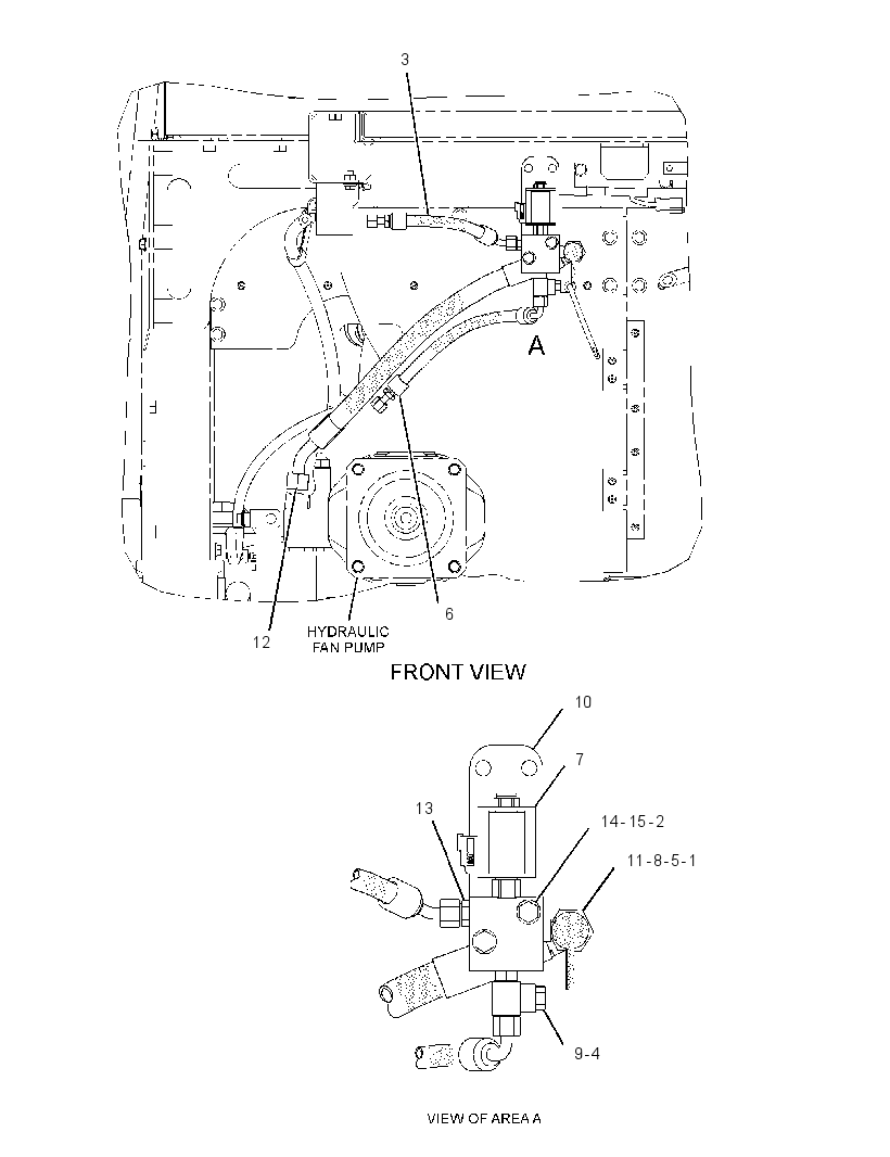 VALVE & MTG GP-HYDRAULIC FAN 2801698 CAT