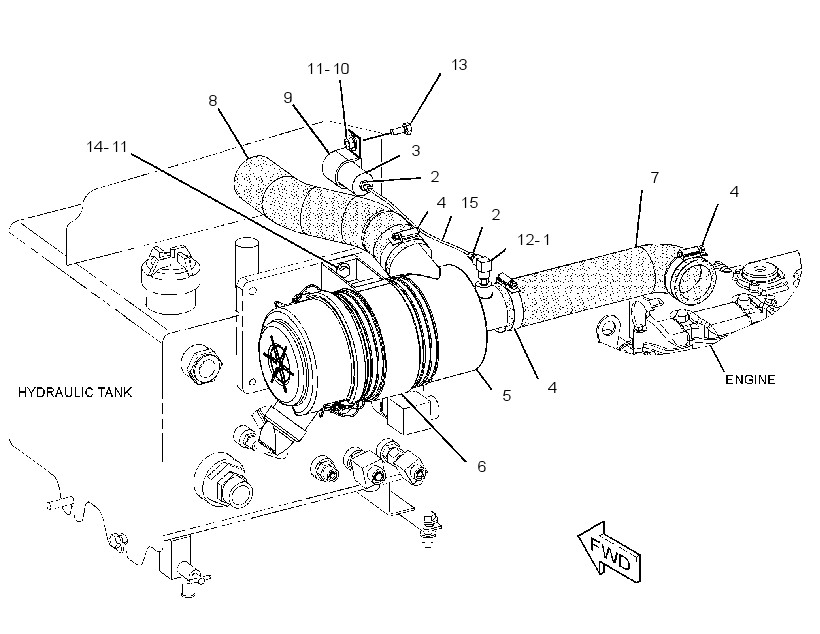 Воздушный фильтр 3081244 CAT