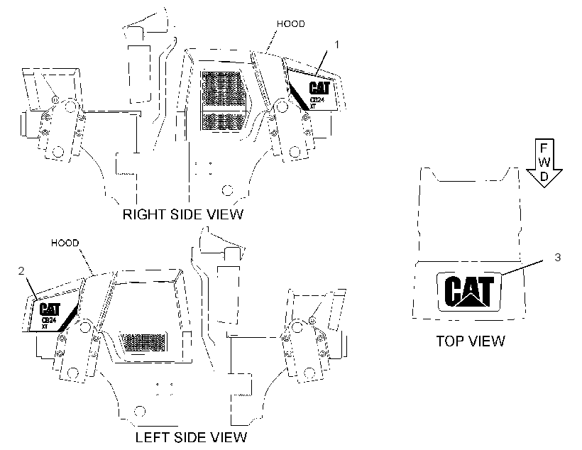 Плёнка 3010340 CAT