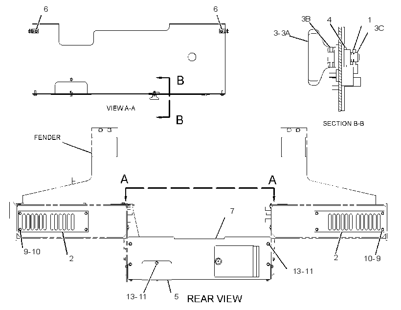 COVER GP-FENDER 2488654 CAT