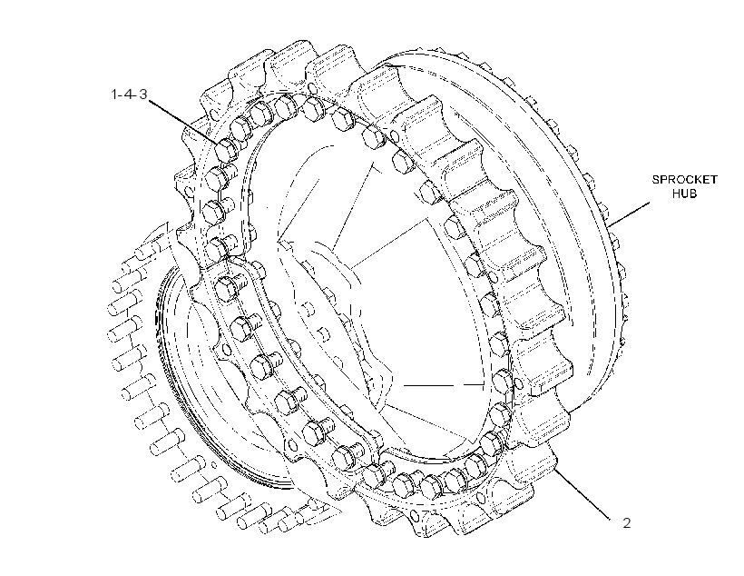 SEGMENT GP-SPROCKET 1604928 CAT