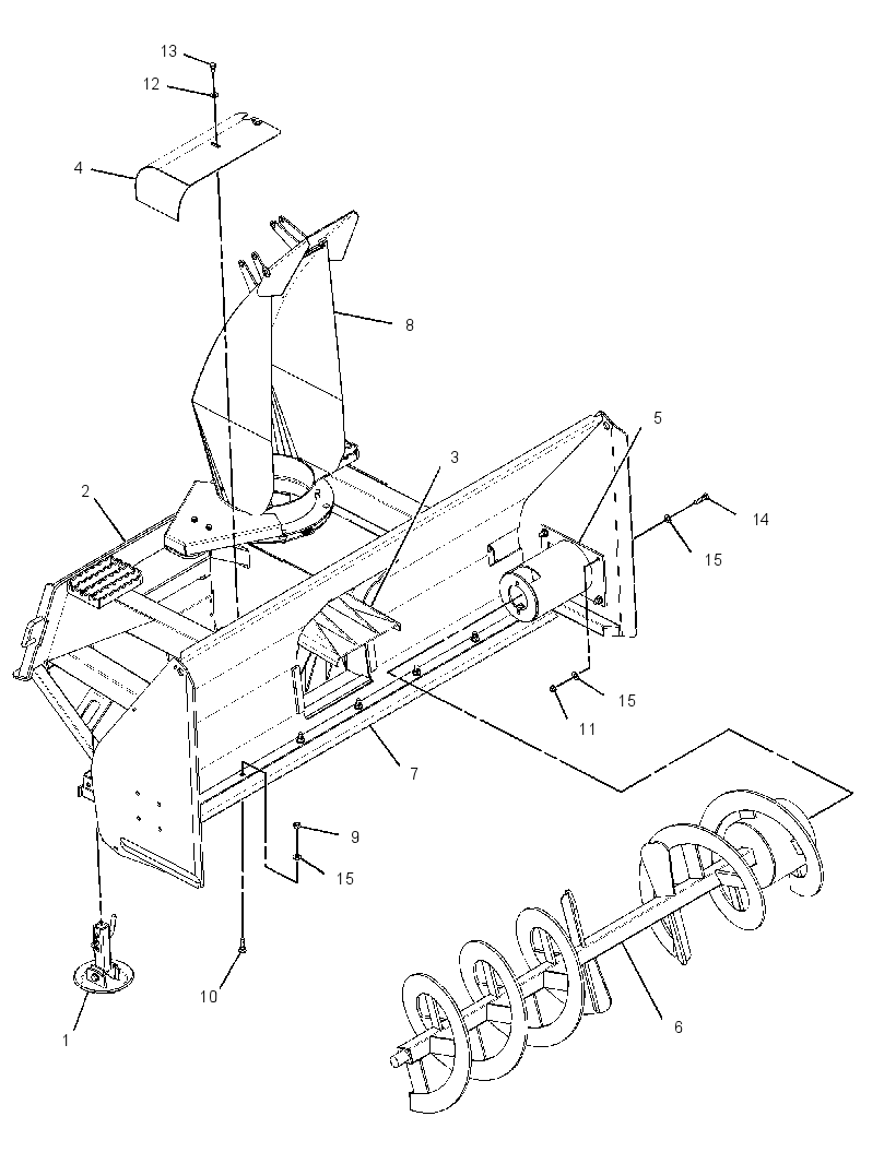 FRAME GP-SNOWBLOWER 2908915 CAT