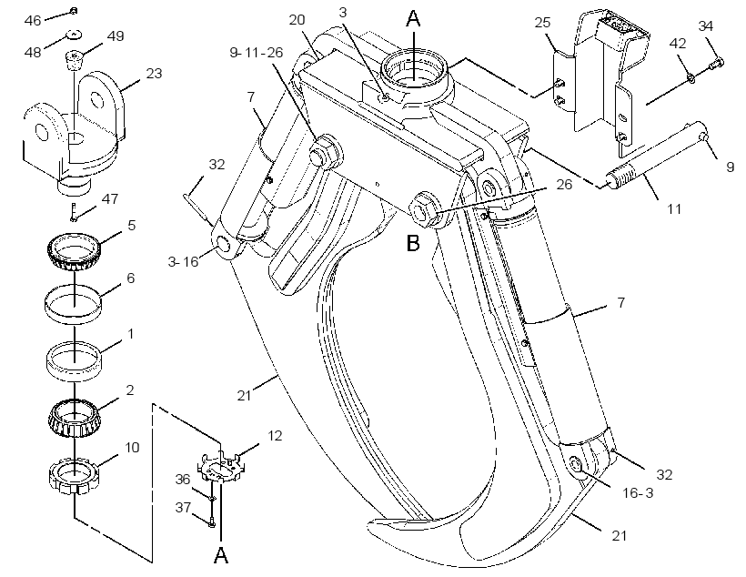 HEAD GP-GRAPPLE 2475017 CAT
