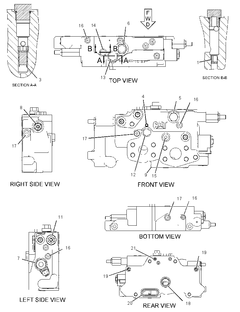 MANIFOLD GP-HYDRAULIC 2824971 CAT