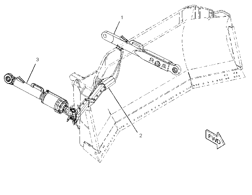 CYLINDER AR-TILT 1194283 CAT