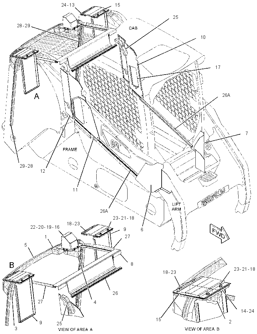 KIT-MACHINE ENCLOSURE SEAL 3118704 CAT