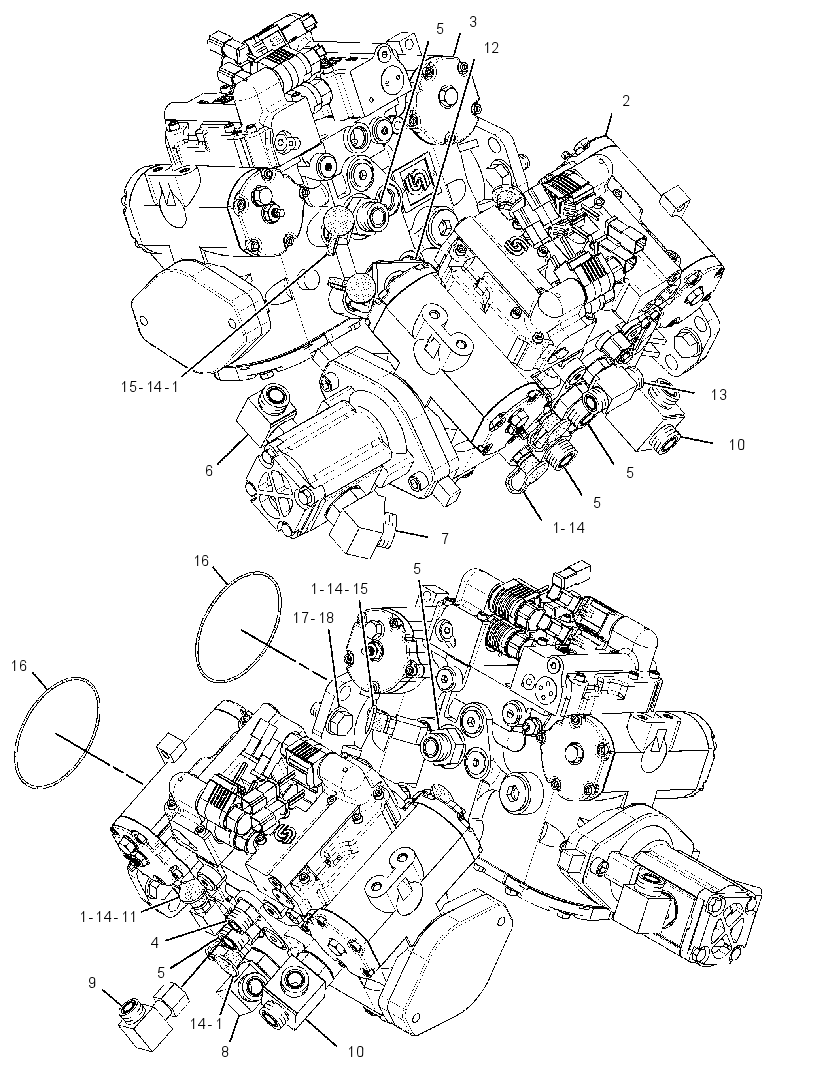 PUMP & MTG GP-CONVEYOR 3149026 CAT