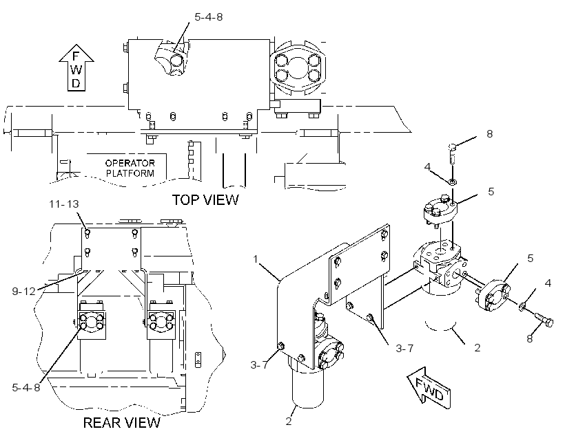 FILTER & MTG GP-STEERING 2450719 CAT