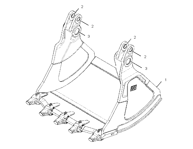 BOWL & BEARING AS-BUCKET 2675441 CAT