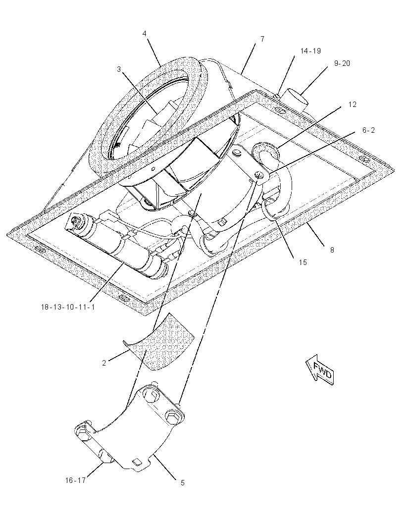 BLOWER GP-CAB 2673962 CAT