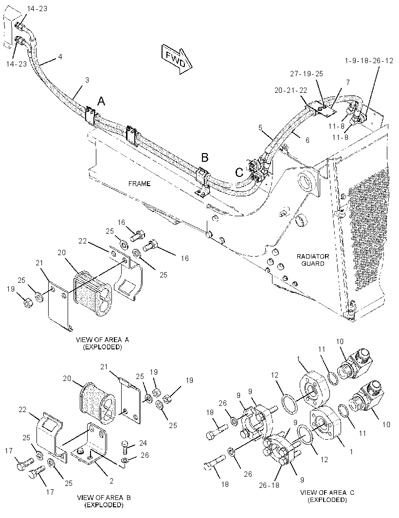 LINES GP-BULLDOZER 2762824 CAT