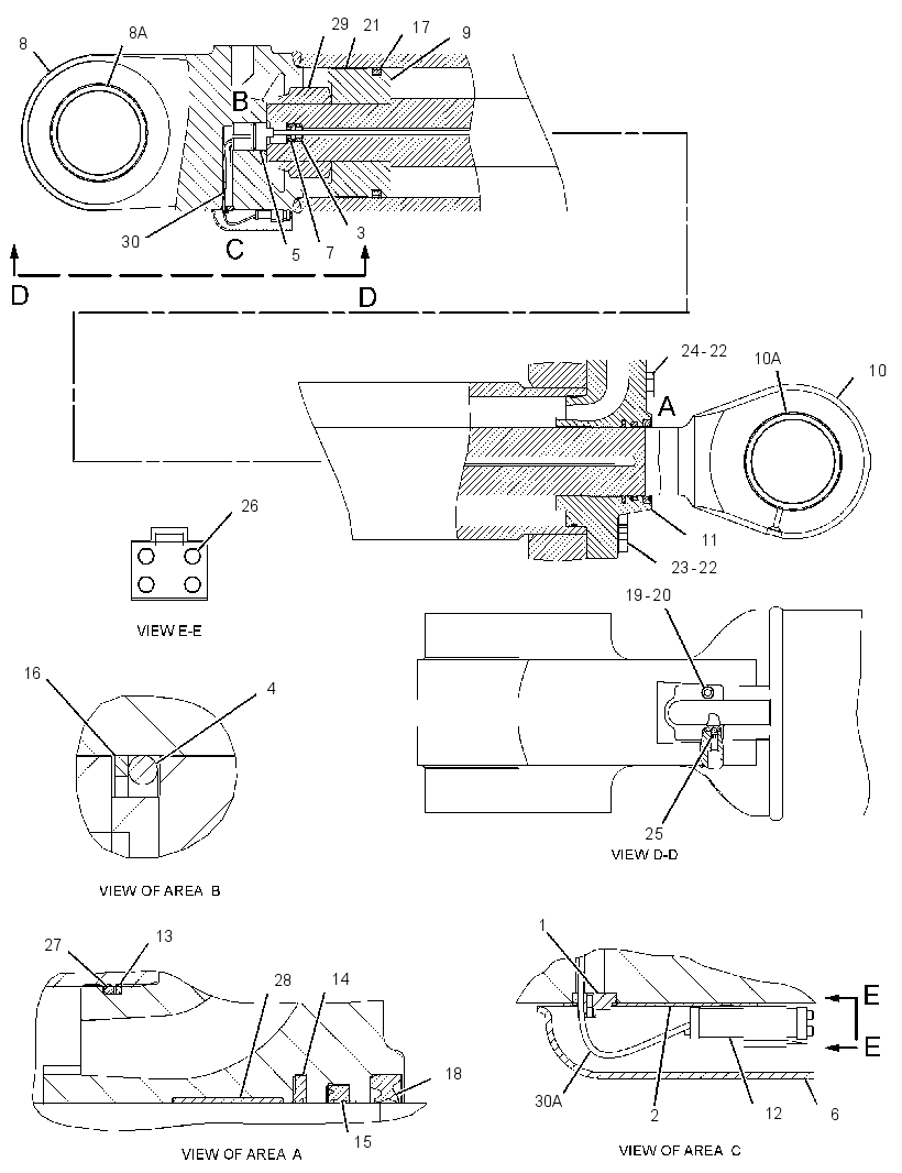CYLINDER & SENSOR GP-TILT 2307913 CAT