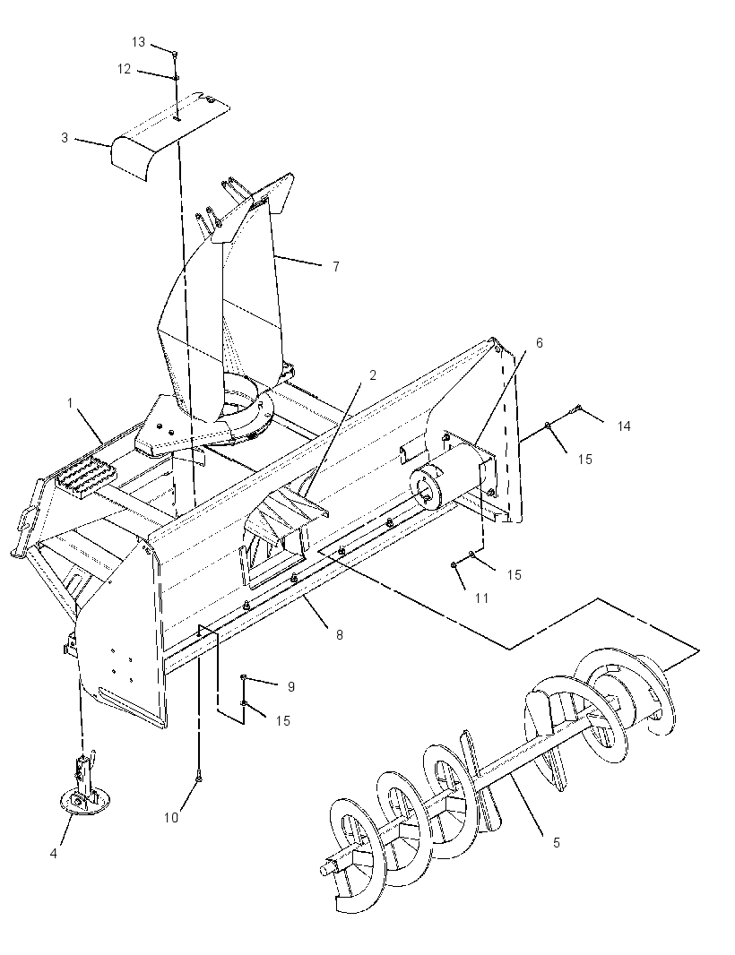 FRAME GP-SNOWBLOWER 2908919 CAT