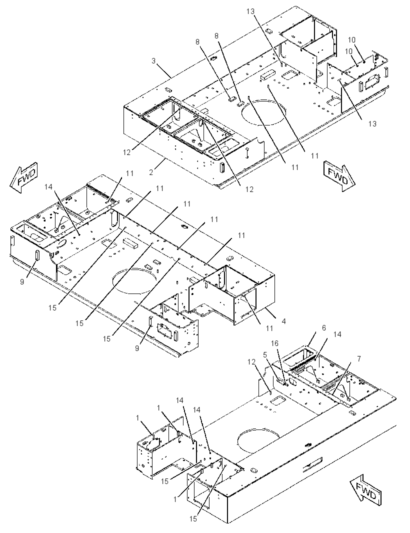 BUMPER AS-REAR 2698887 CAT
