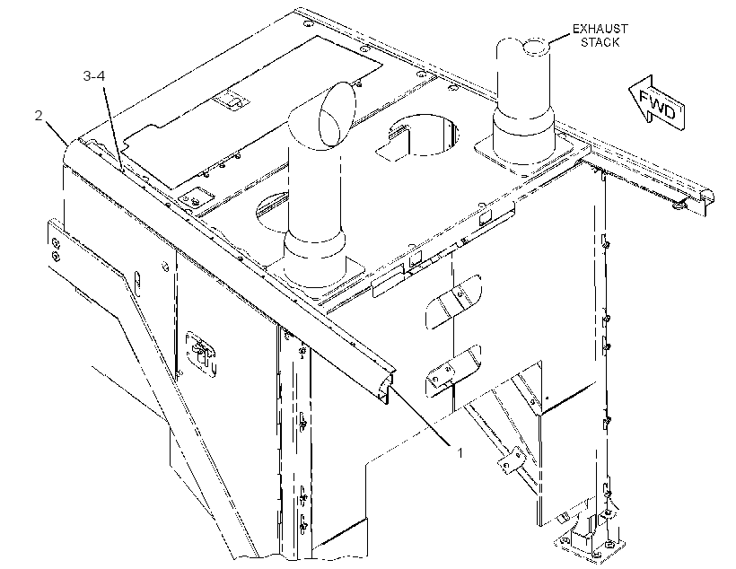 RAIL GP-HOOD SIDE 2751334 CAT