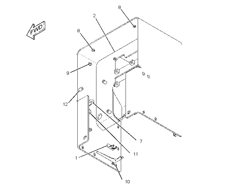 BOX AS-SERVICE CENTER 3078342 CAT