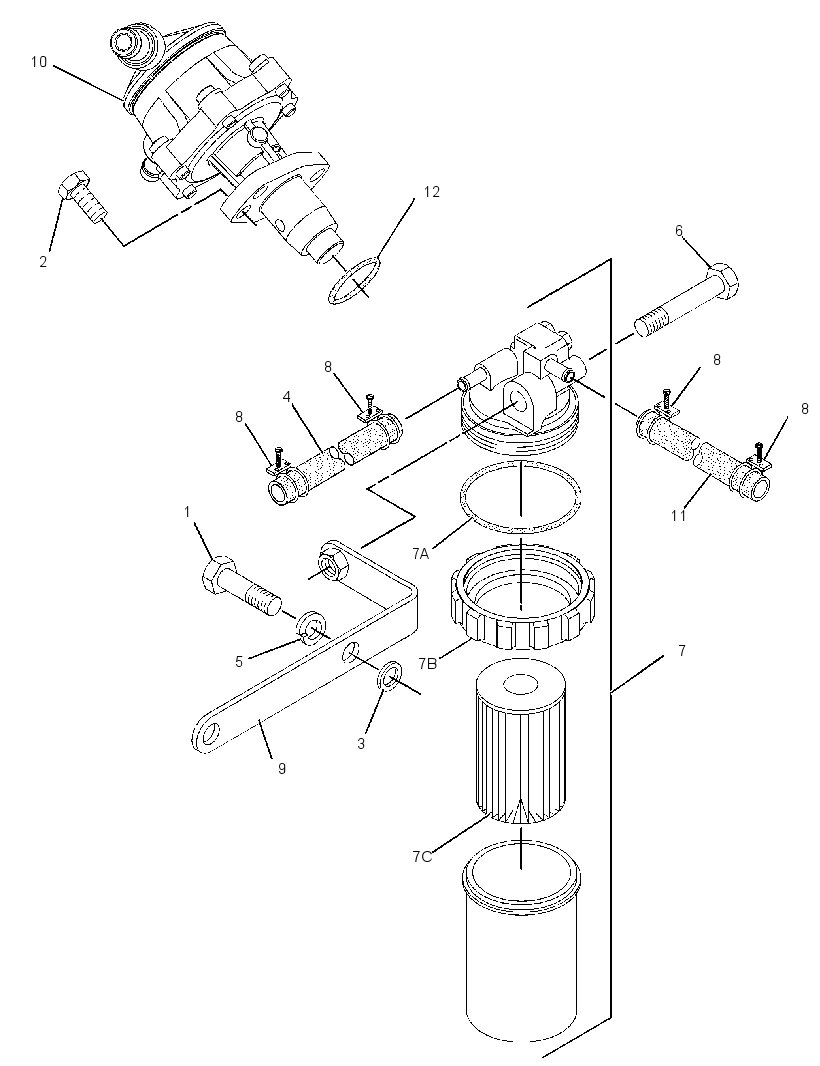 PUMP GP-FILTER & FUEL TRANSFER 3119217 CAT