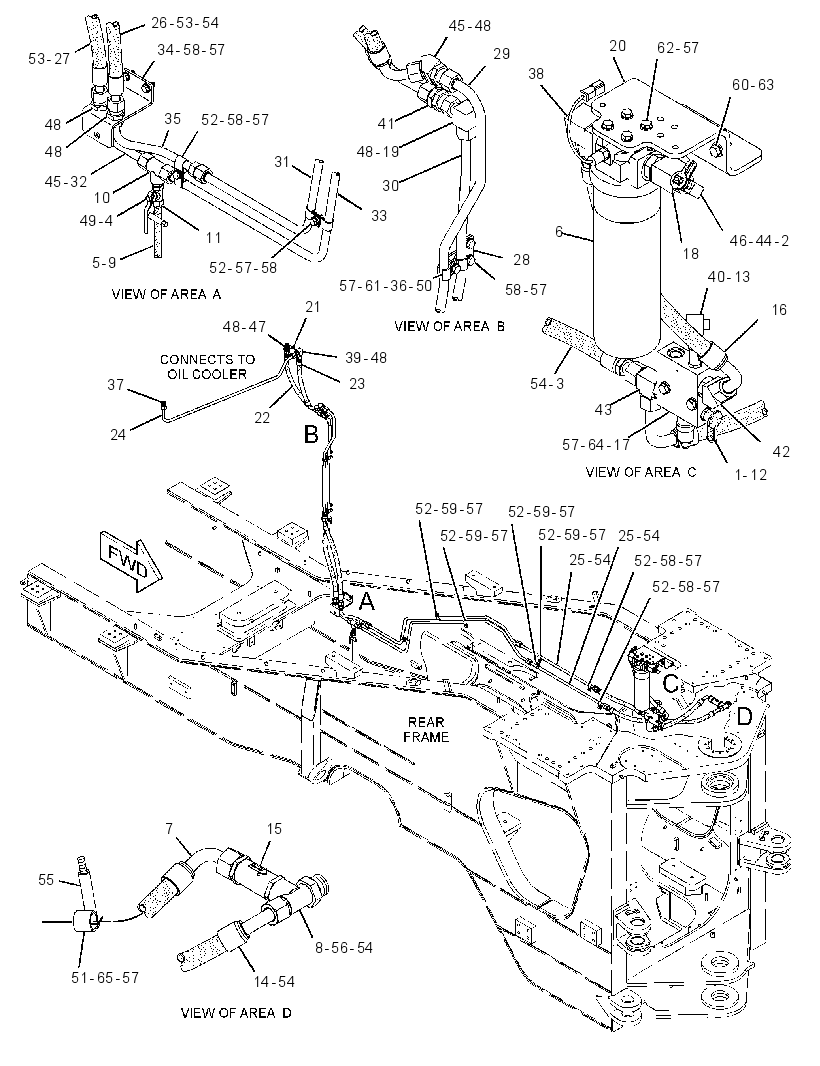 LINES GP-STEERING OIL COOLER 2737120 CAT