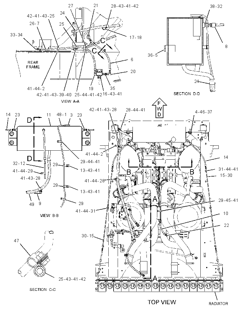 TANK GP-RADIATOR TOP 2790391 CAT