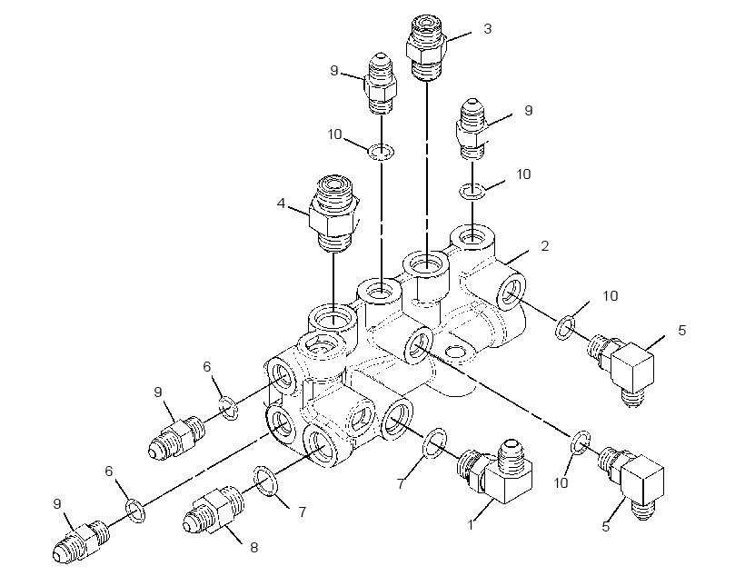 MANIFOLD GP-EXHAUST COMBUSTION 3072929 CAT