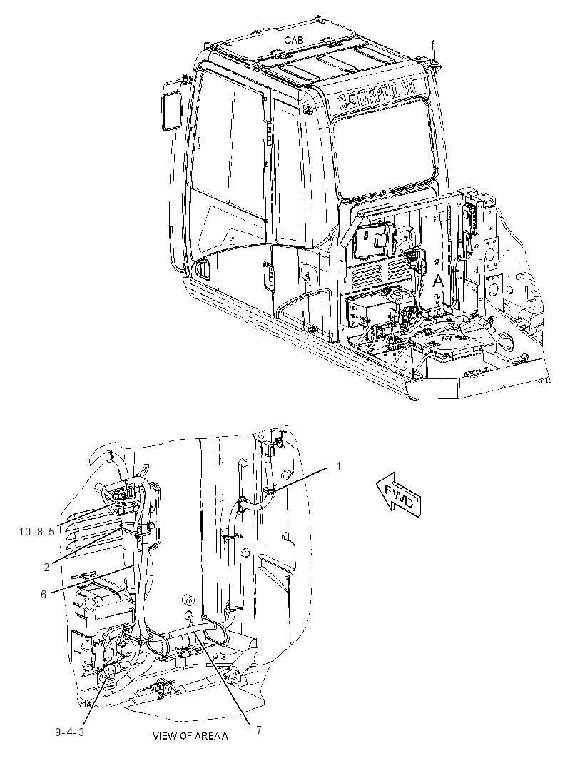 Проводка связи 2757065 CAT