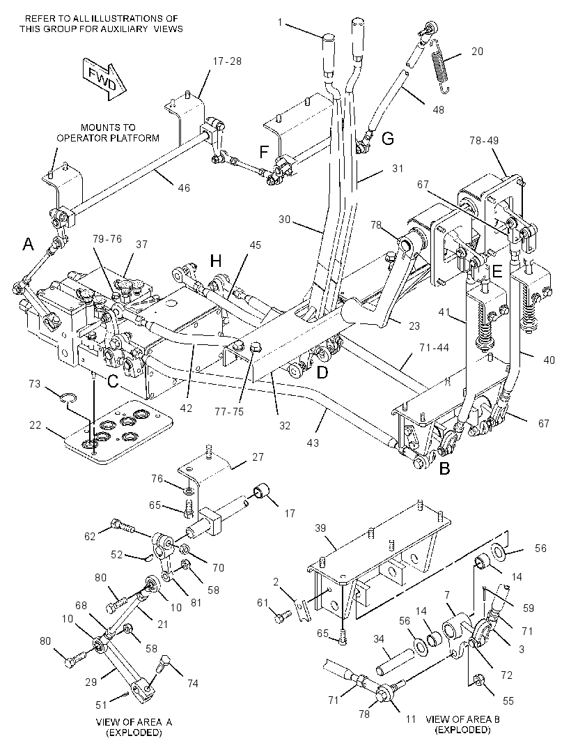 CONTROL GP-STEER CLUTCH & BRK 2544085 CAT