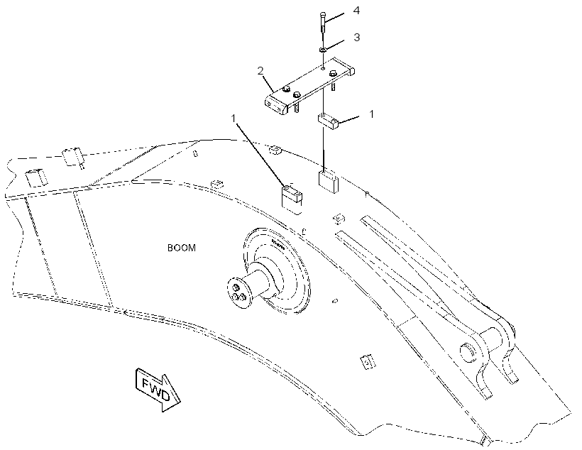 MOUNTING GP-LINES 3163790 CAT