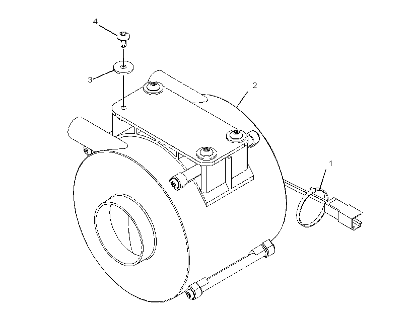 Предочиститель воздуха кабины 2322597 CAT