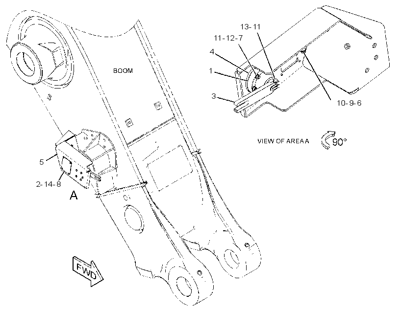 SENSOR & MTG GP-TILT POSITION 2732241 CAT