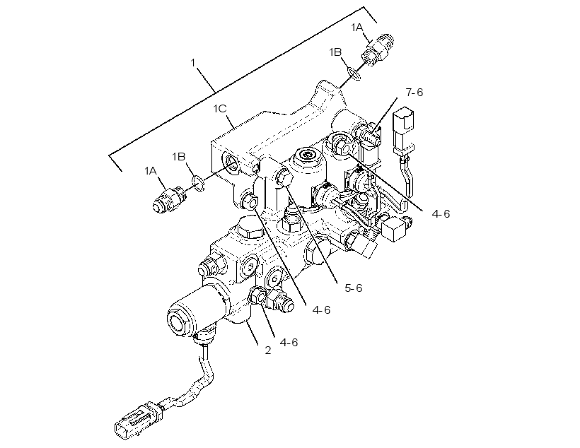MANIFOLD & MTG GP-FUEL 3066363 CAT