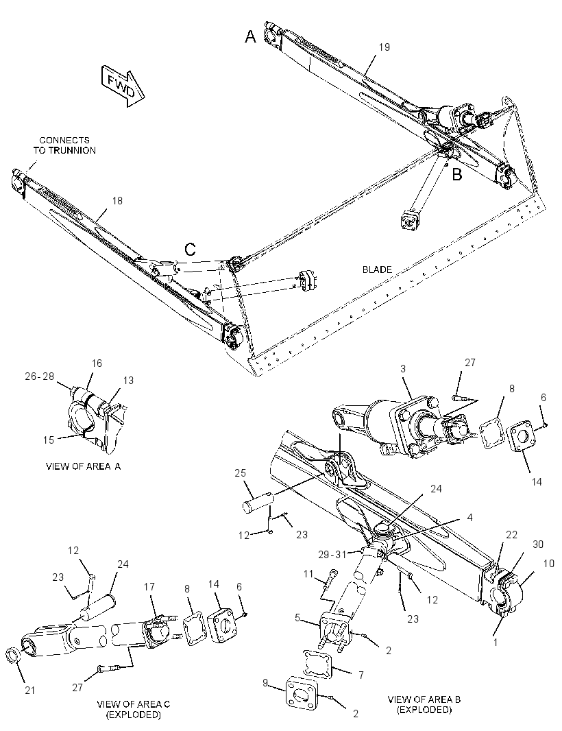 PUSH ARM & BRACE GP 2958541 CAT